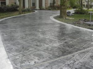 Concrete Driveway Sealed with an Acrylic Sealer