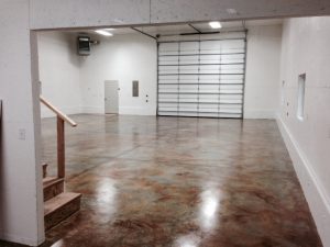 Acid Stained Garage Floor Coating